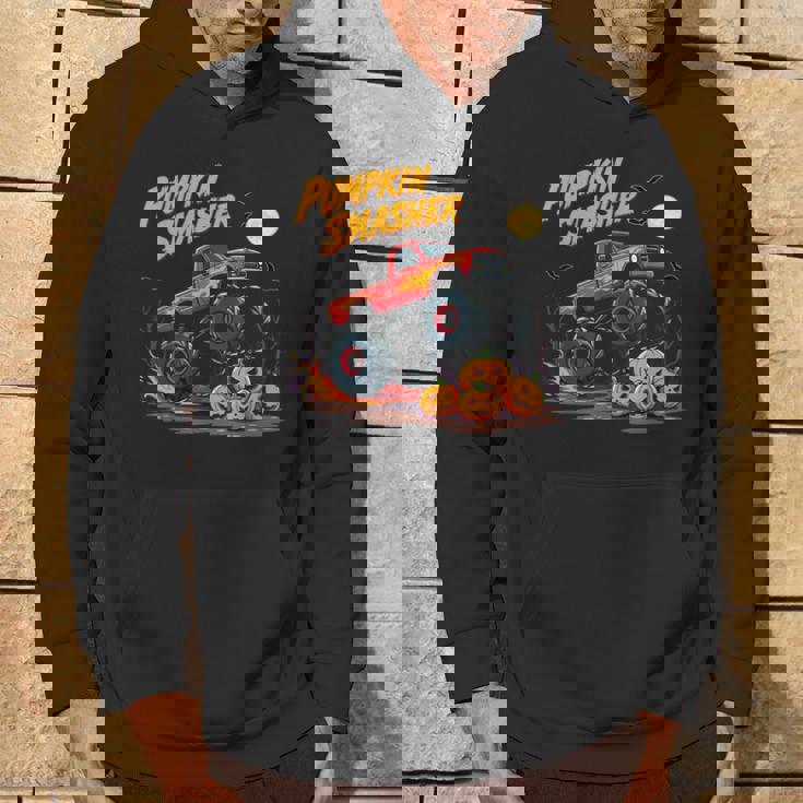 パンプキンスマッシャー モンスタートラック ハロウィン ジャック・オー・ランタン パーカー ライフスタイル