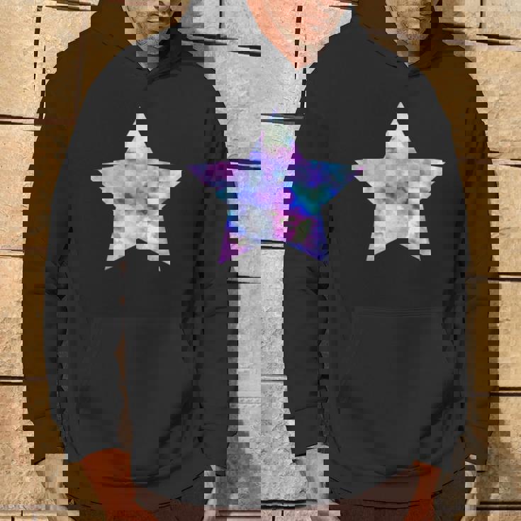 パープル ピンク ブルー プリティ スター パーカー ライフスタイル