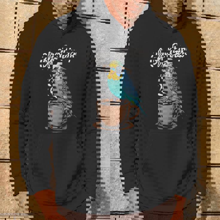 ヒップスター セキセイインコ コーヒー セキセイインコ パーカー ライフスタイル