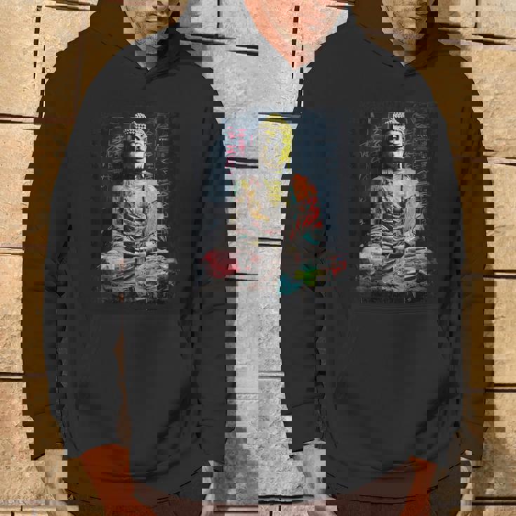 ヒップホップ Y2k Hip Hop ヴィンテージ レトロ ヒップスター エッジー ストリートウェア 仏陀 パーカー ライフスタイル