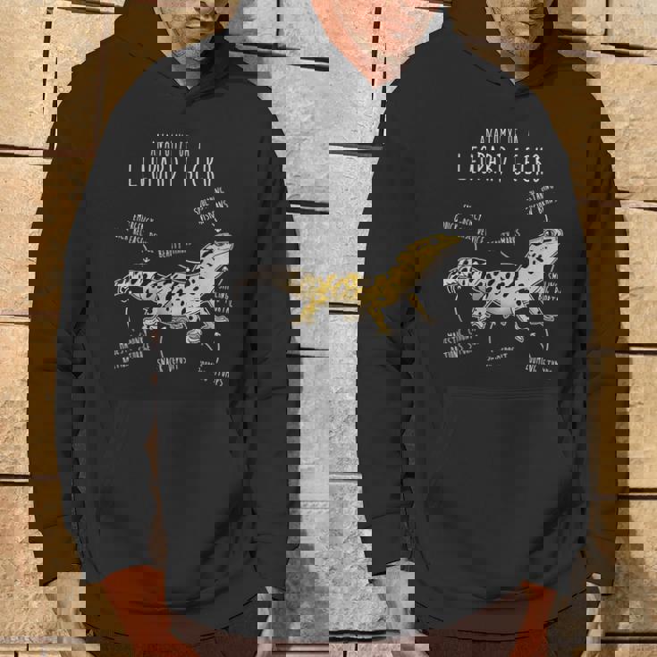 ヒョウゲッコの解剖学、面白いペット爬虫類トカゲ好き。 パーカー ライフスタイル