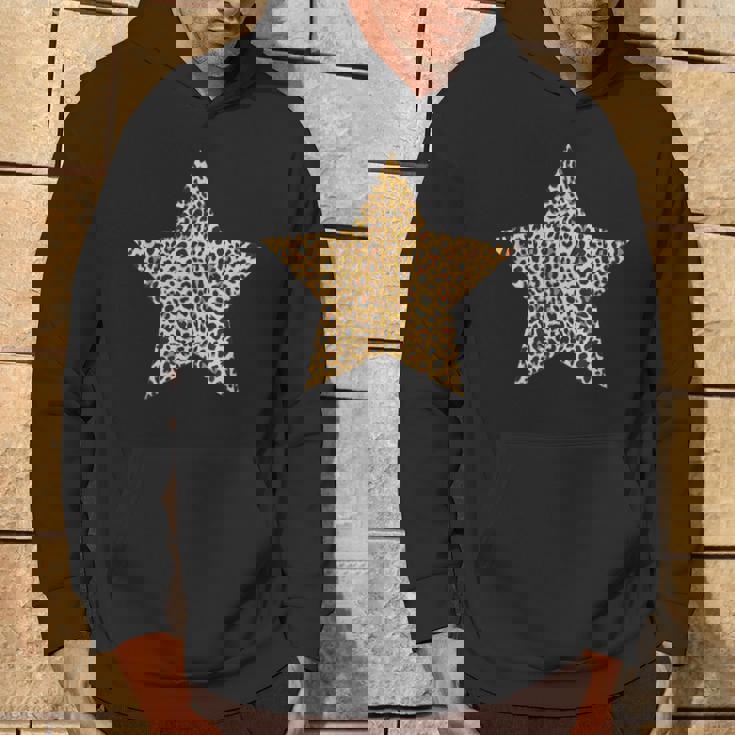 ヒョウ柄 アニマルプリント 星 パーカー ライフスタイル