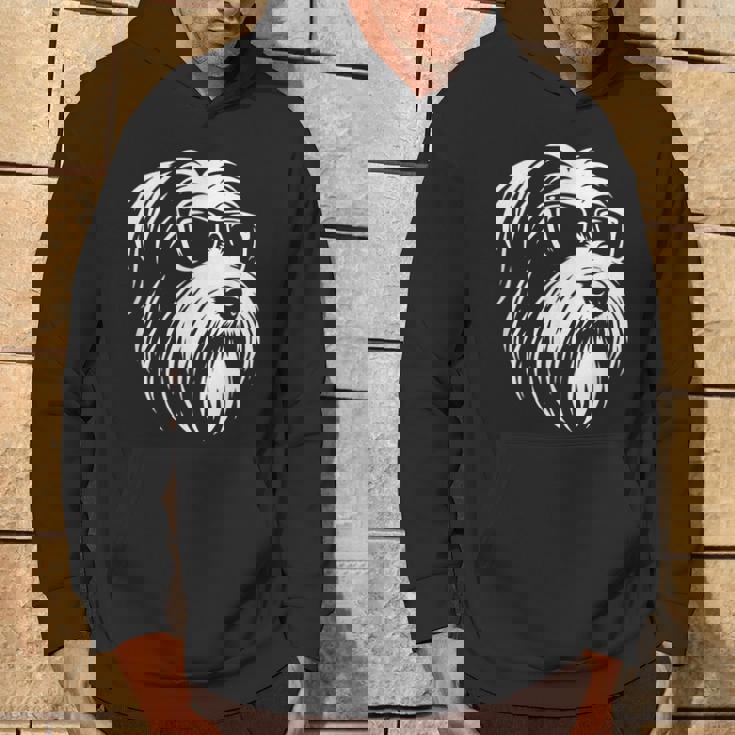 ビアデッド・コリー サングラス 犬 グラフィック デザイン パーカー ライフスタイル