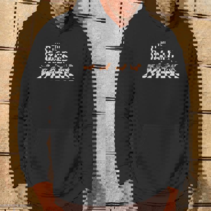 ビーグルス隊を楽しもう クール 面白い 犬 グラフィック クールなデザイン パーカー ライフスタイル