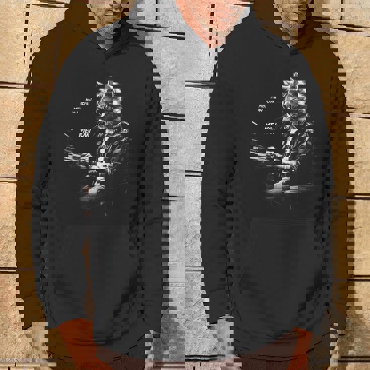 ピアノを弾くクラシック猫 鍵盤交響曲 パーカー ライフスタイル