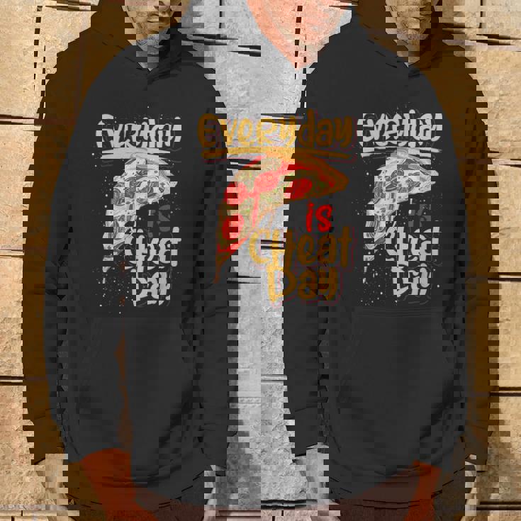 ピザ 美味しい食べ物 恋人 炭酸 不健康なダイエット チートデー パーカー ライフスタイル