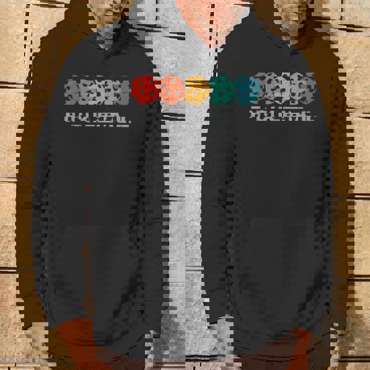 ピックルボール プレーヤー レトロなピックルボール パーカー ライフスタイル