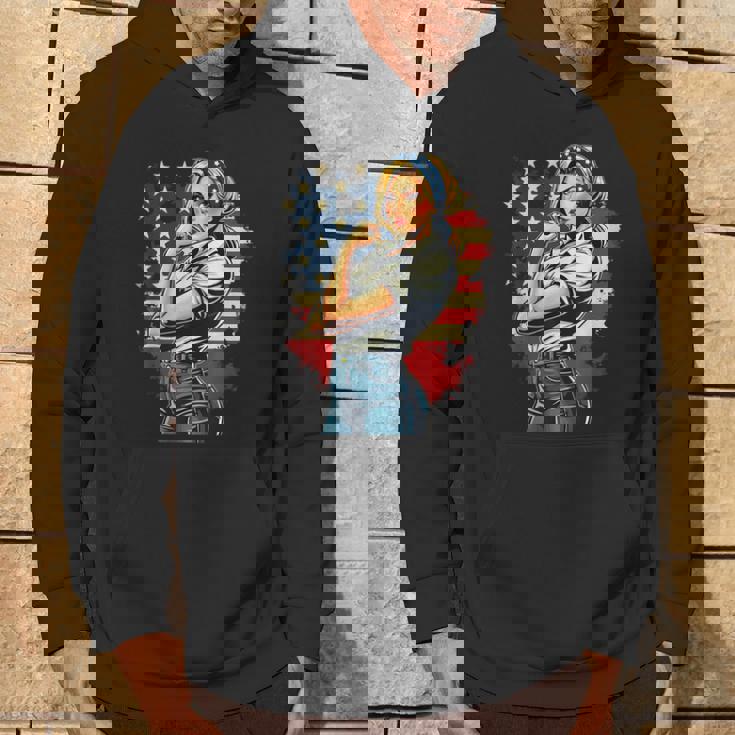 ピンアップセクシースタイルアメリカの象徴 パーカー ライフスタイル