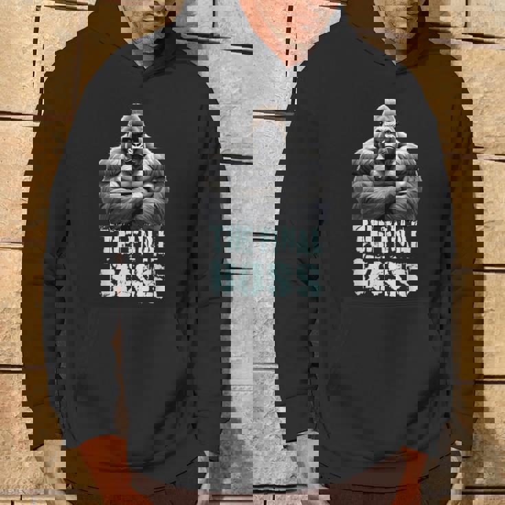 ファイナルボス シルバーバック ゴリラデザイン パーカー ライフスタイル