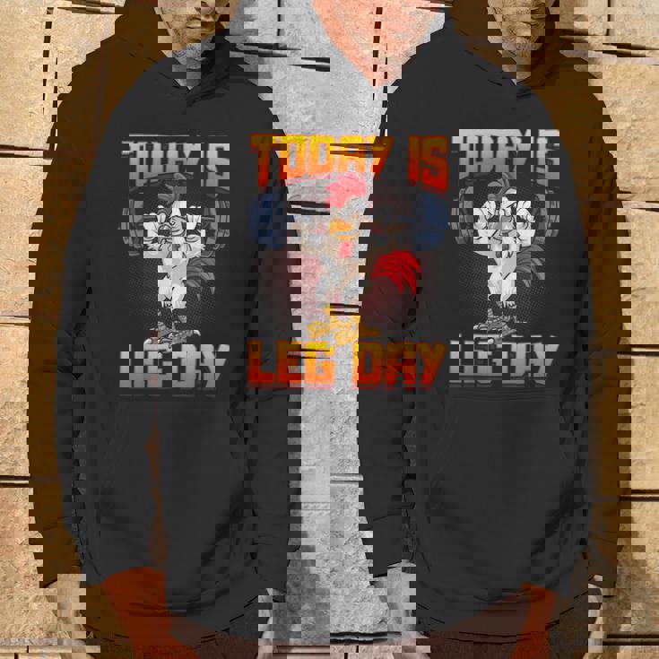 ファニーレッグデイチキンレッグスクワットジム パーカー ライフスタイル