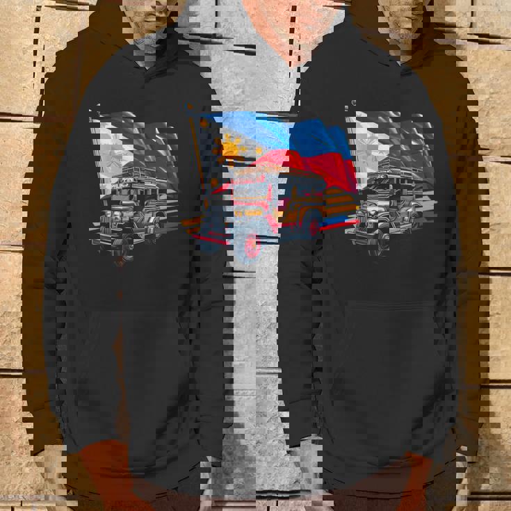 フィリピン国旗 誇り高きフィリピン土産 フィリピンジープニー パーカー ライフスタイル