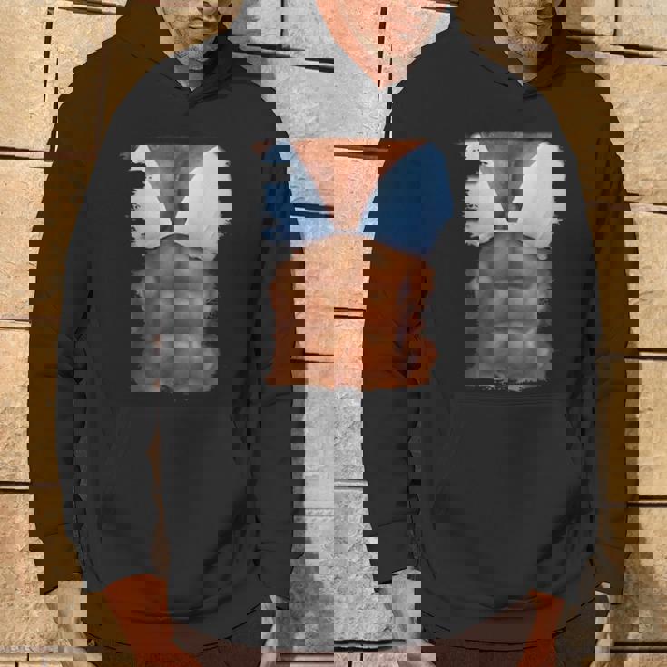 フェイク アブス ファニービキニ ボディマッスル 6パック 3D パーカー ライフスタイル