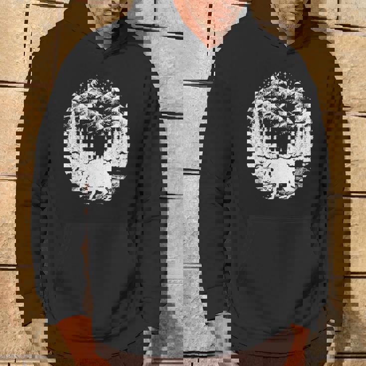 フォレストマウンテンの面白いスクオンク 星 Cryptid 内向性 パーカー ライフスタイル