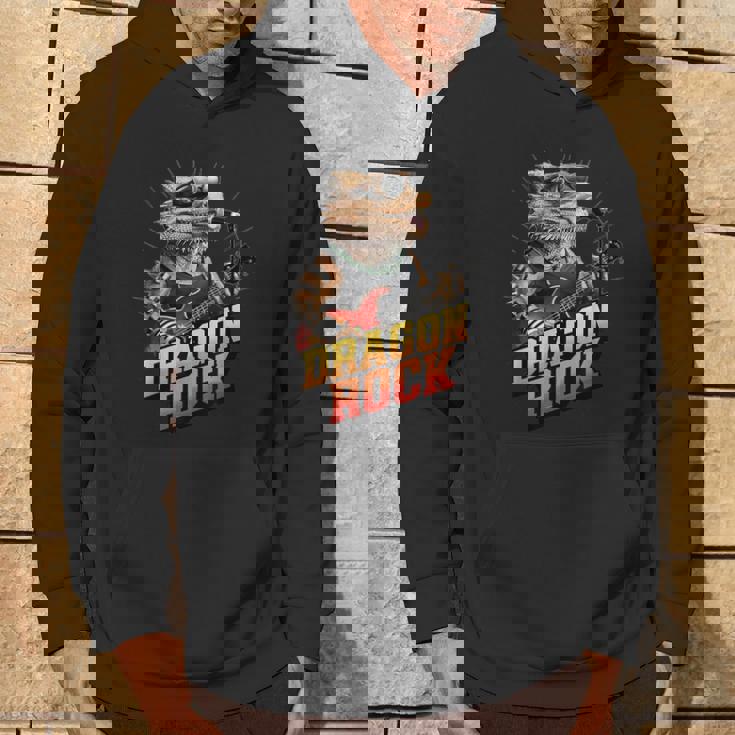 フトアゴヒゲトカゲの岩、フトアゴヒゲトカゲ、ロッカー、ギターマイク パーカー ライフスタイル