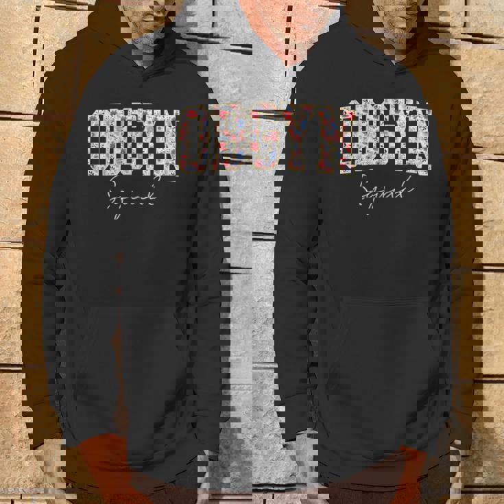 フローラルobgyn スクワッド 産科医 婦人科医 看護師 Ob Gyn パーカー ライフスタイル