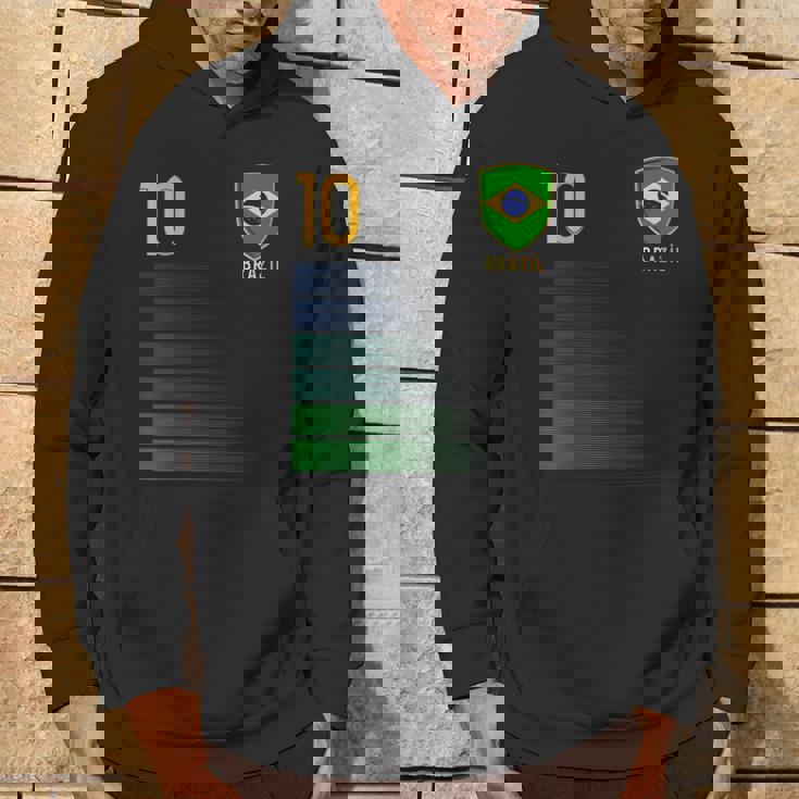 ブラジル国旗 ブラジルのプライド愛好家 パーカー ライフスタイル