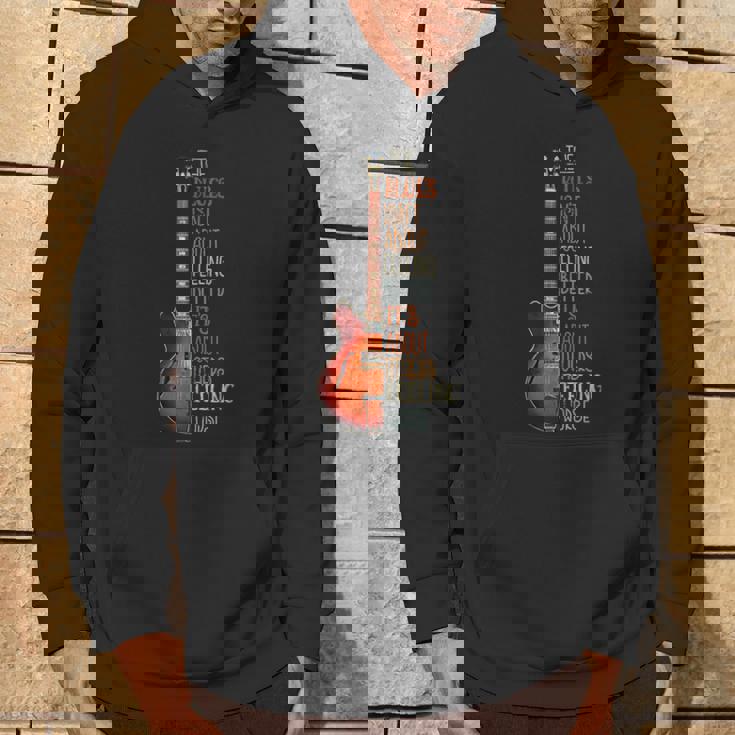 ブルース音楽ギターギタリストのギタリストのためのおかしいギフト パーカー ライフスタイル