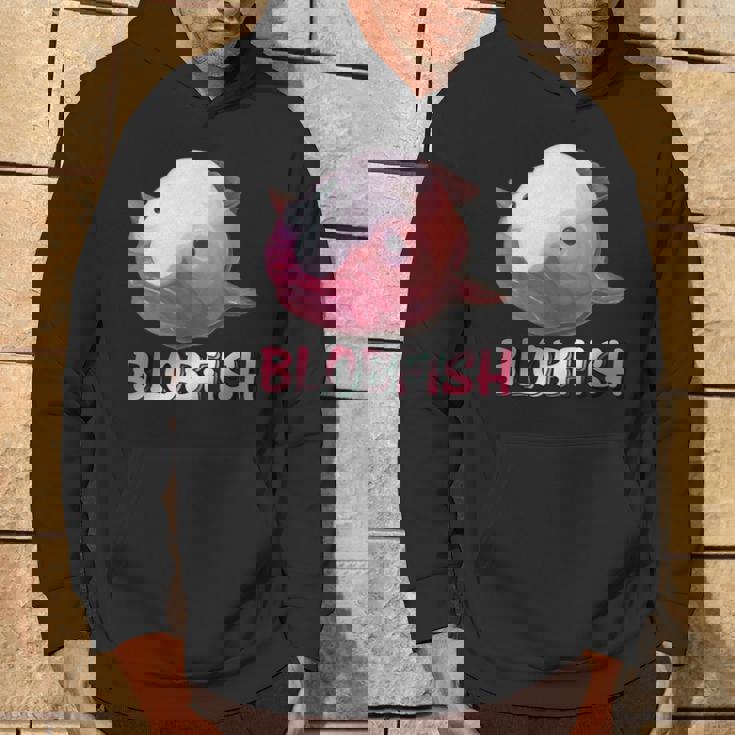 ブロブフィッシュ Blobfish 深海のおじさん 深海のアイドル ぷよぷよ おもしろい かわいい 魚 動物 きもかわ パーカー ライフスタイル