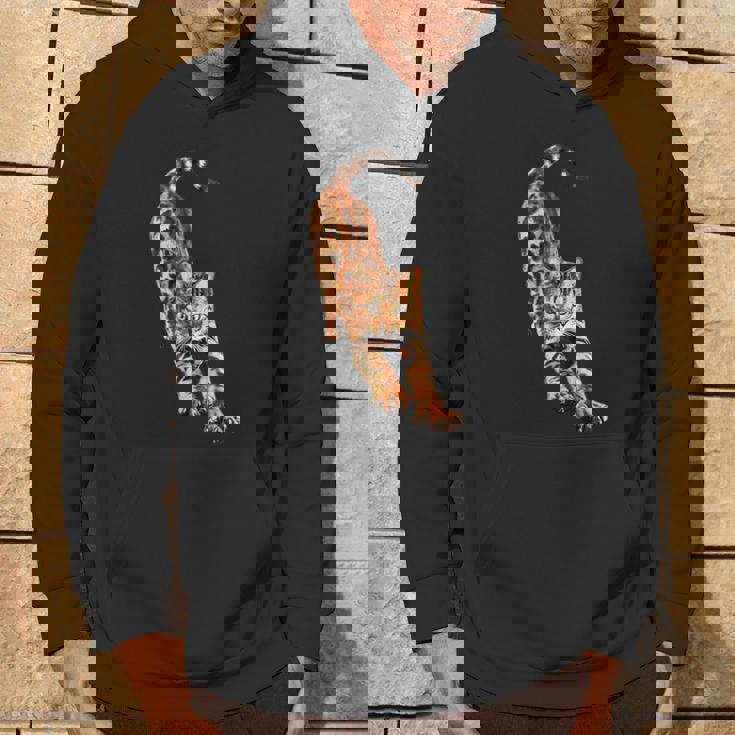 ベンガル猫ストレッチ パーカー ライフスタイル