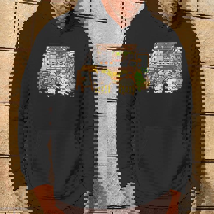 ボンレス犬とボンレス猫 キッチンカー ダークカラー パーカー ライフスタイル