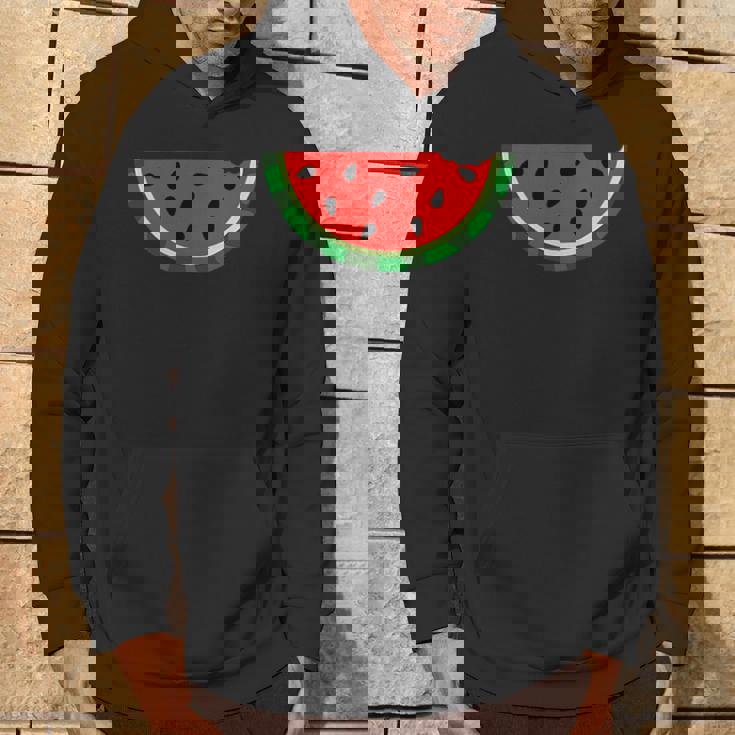 ポケットの中のスイカ かわいいポケットスイカ パーカー ライフスタイル