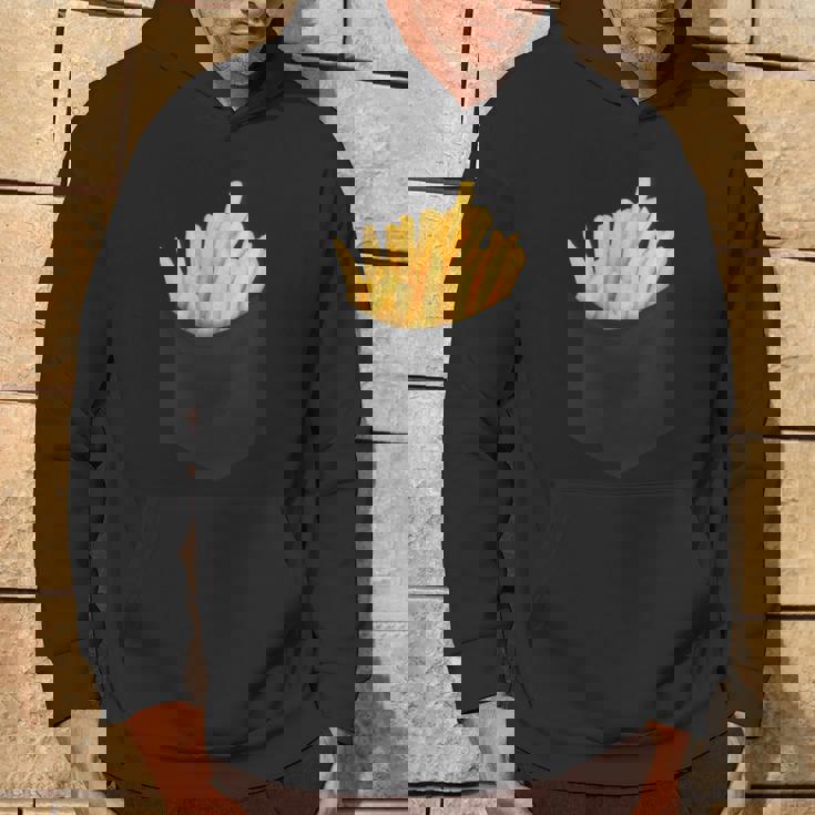 ポケットフライドポテト 胸にチップス フライドポテト パーカー ライフスタイル