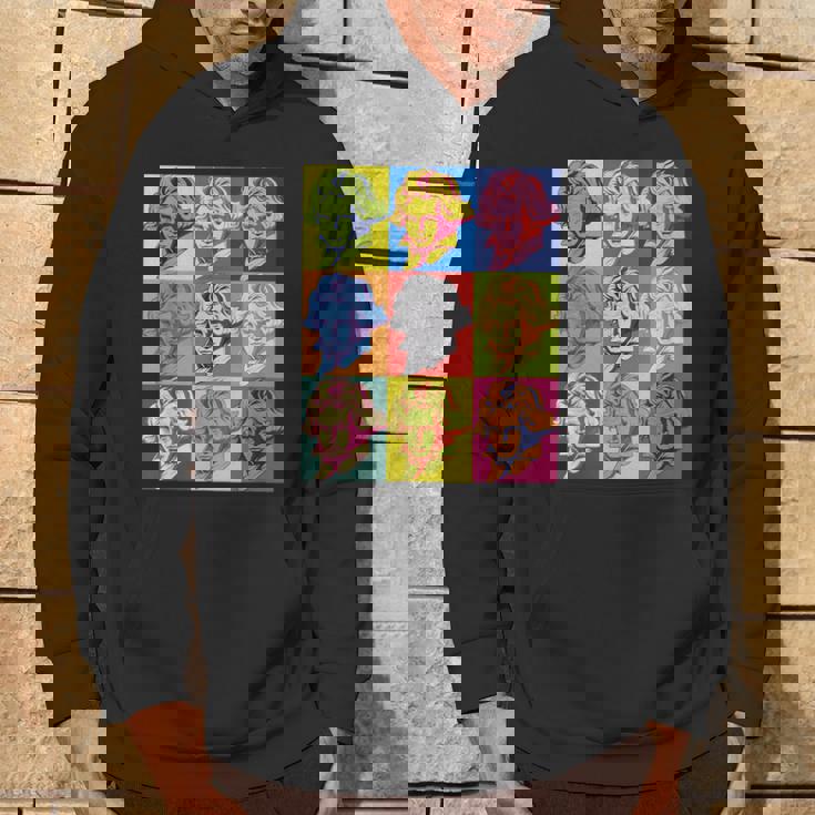 ポップアートクラシック音楽 音楽家 ベートーヴェン ヴァイオリン ピアノ チェロ 練習 音楽好き おもしろ デザイン パーカー ライフスタイル