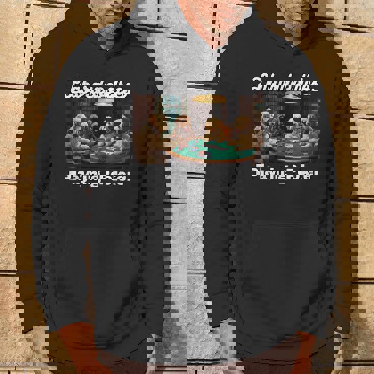 ポーカーをする犬 ラブラドゥードル オーストラリアの犬 ラブラドゥードル パーカー ライフスタイル