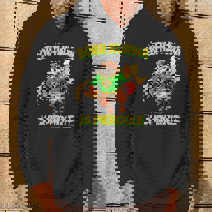 ポーランド製bober Meme Bóbr Bober Kurwa ポーランドビール はいpierdole パーカー ライフスタイル