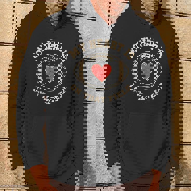 マイ・ハート・イズ・オン・ザッド・フィールド—ファニー・フットボール パーカー ライフスタイル