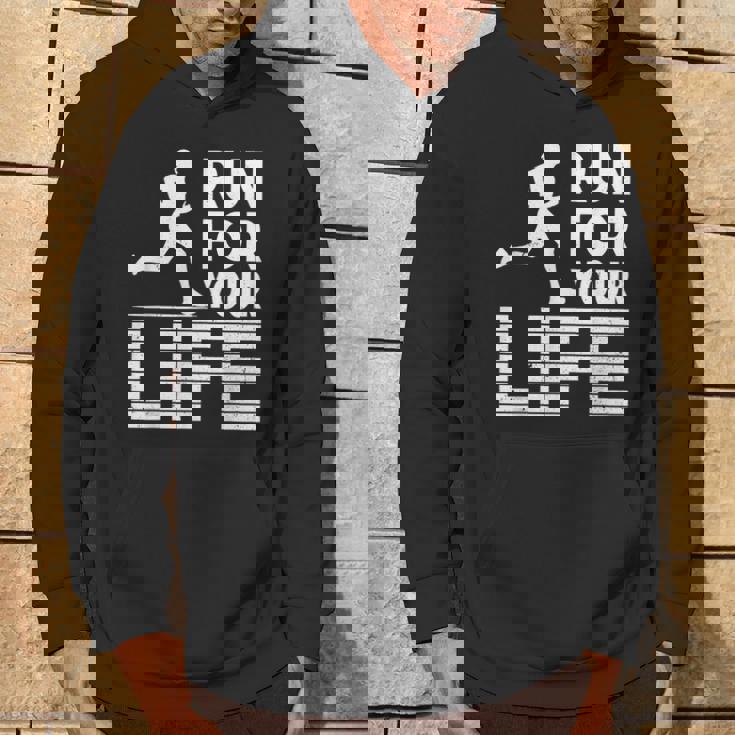 マラソンランナー Run For Your Life ランニング パーカー ライフスタイル