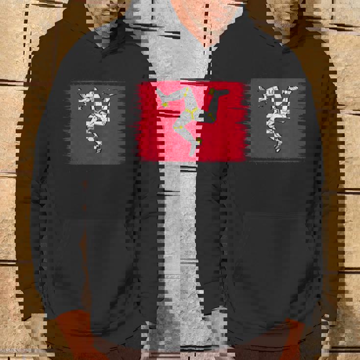 マン島の旗、マンクスの旗、トリスケリオン。ティンウォルドの日に。 パーカー ライフスタイル