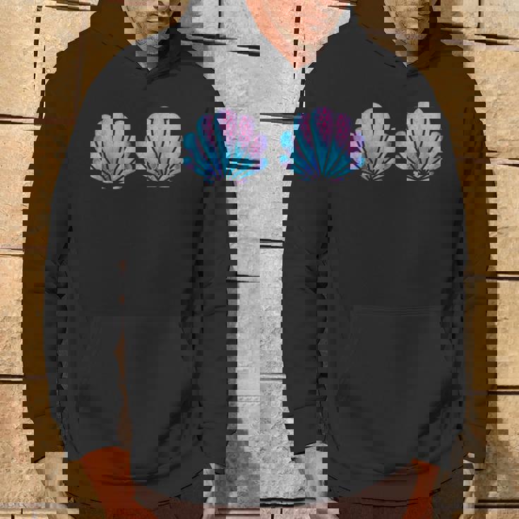 マーメイド貝殻シャツ 貝殻ビキニ 水着 ブラシャツ パーカー ライフスタイル