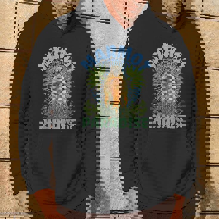 マーモッツキュート-アニマルアースデイマーモット愛好家 パーカー ライフスタイル