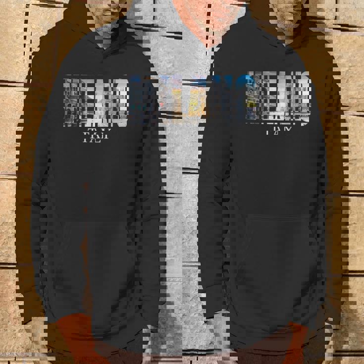 ミラノイタリア-ミラノイタリアファッションイタリアングラフィック パーカー ライフスタイル