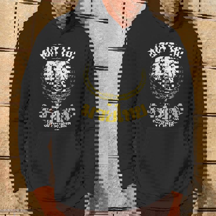 ムエタイ ボクシング エレファント ギフト 格闘技 パーカー ライフスタイル