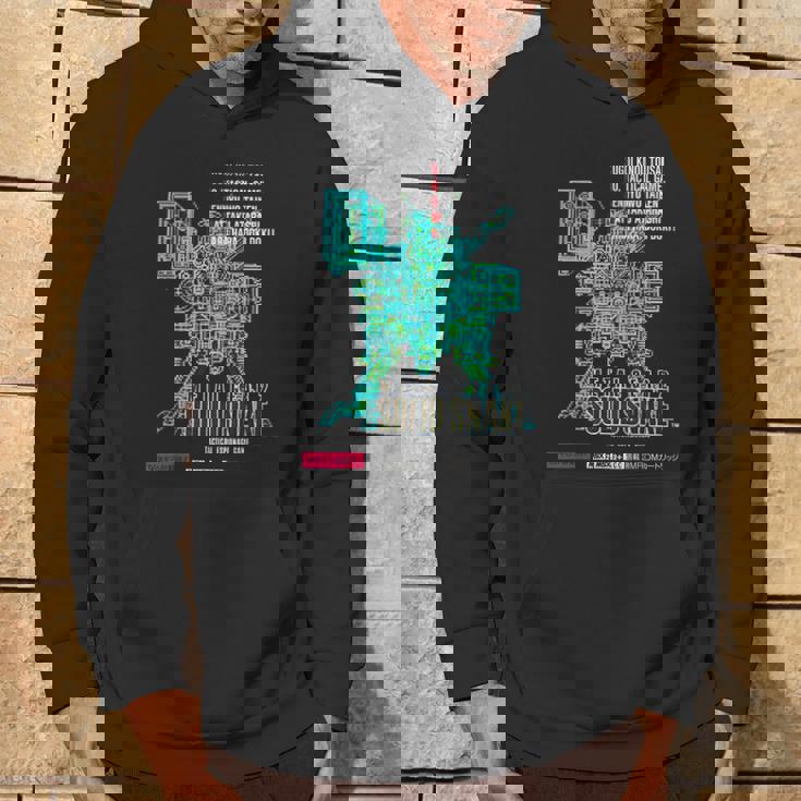 メタルギアボックス アートジャパン レトロ ゲーマー クラシック 8ビット ステルス パーカー ライフスタイル