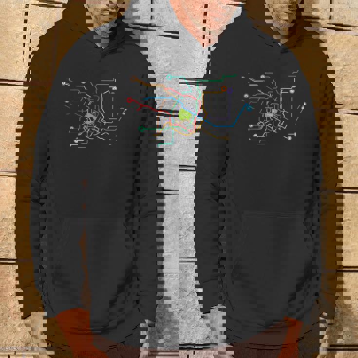 メトロ 全線 路線図 ロゴ 電車 パーカー ライフスタイル