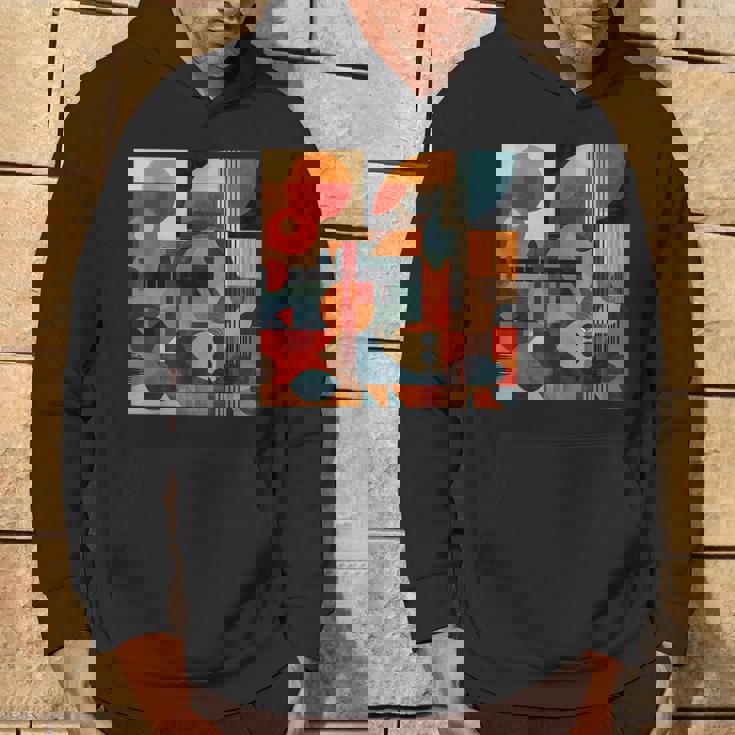 モダン 抽象 パターン ボーホー 抽象 幾何学 パーカー ライフスタイル