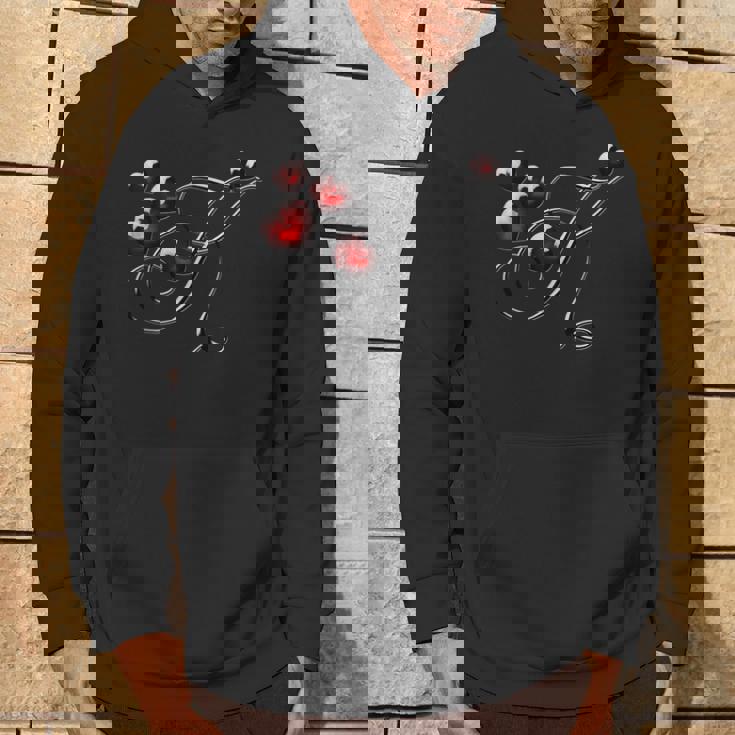 モノグラム イニシャル文字 K ラブ ハート パーカー ライフスタイル