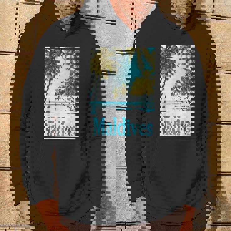 モルディブ島 ビーチ 熱帯風景 旅行 お土産 パーカー ライフスタイル