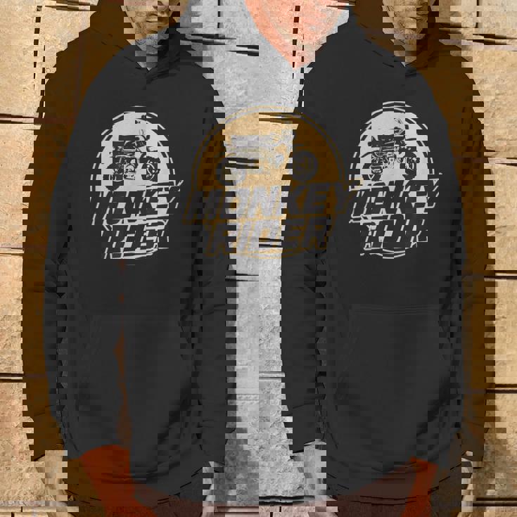 モンキーバイクライダーレトロクラシック原付オートバイtシャツ パーカー ライフスタイル