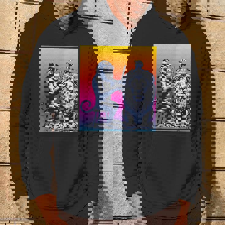 モンキー美容師 パーカー ライフスタイル