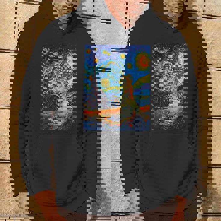 ユニコーン恋人のためのユニコーン恋人のスターリーナイトヴァンゴッホ パーカー ライフスタイル