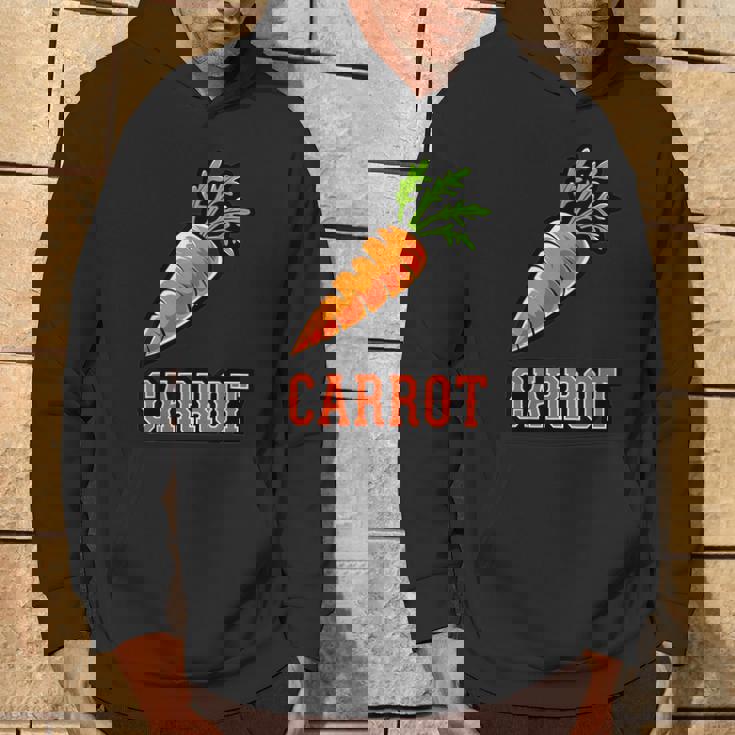 ユニークで楽しいニンジンデザインのグラフィック。 パーカー ライフスタイル