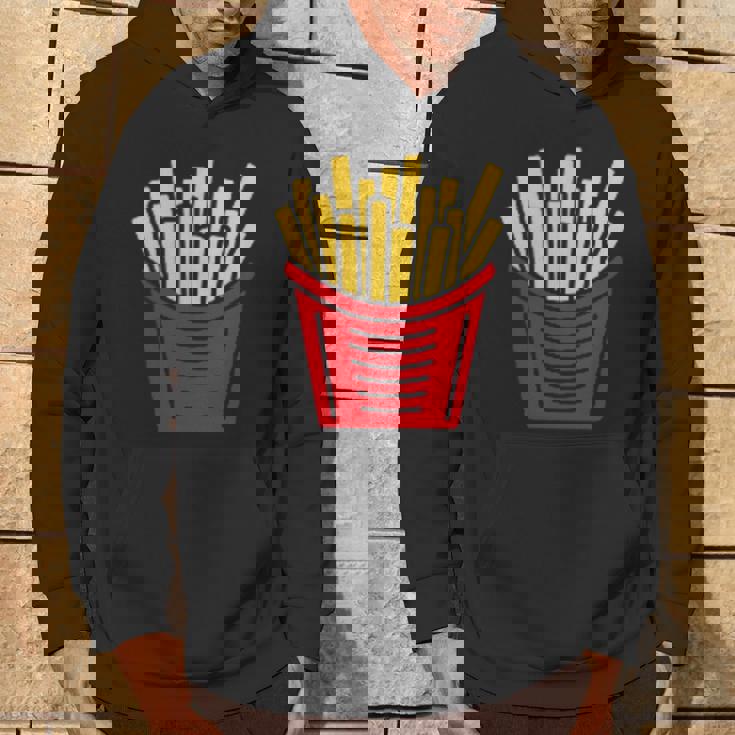 ユーモア 小さなミニマリスト シンプルなフライドポテト フライドポテト パーカー ライフスタイル