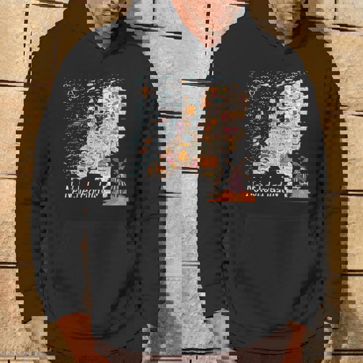 ヨーロッパ オランダ 地図 オランダ アムステルダム バケーション お土産 パーカー ライフスタイル