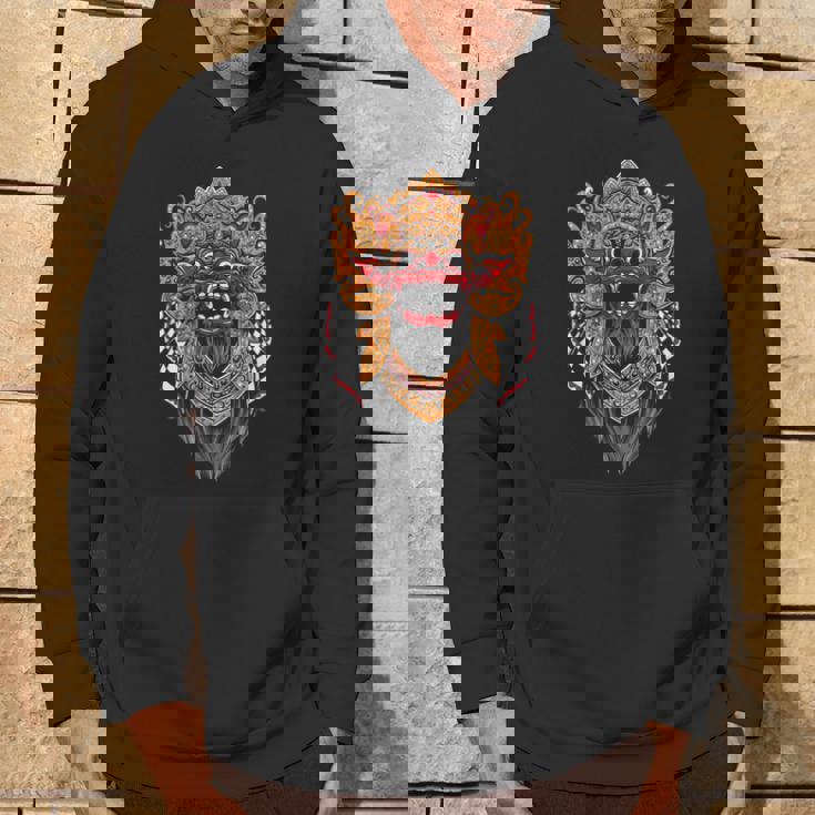 ライオンダンスヘッド 中国の新年 グリーンスネークイヤー パーカー ライフスタイル