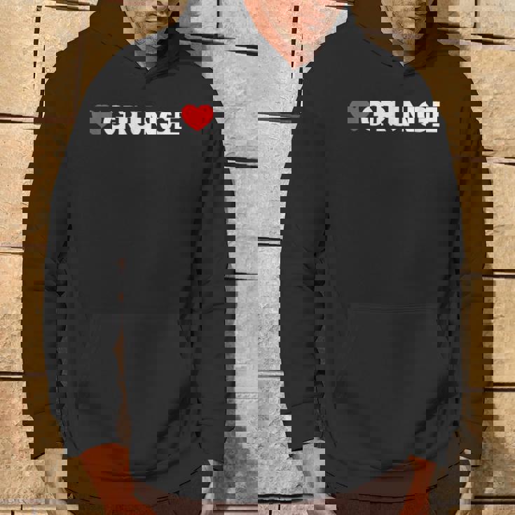 ラブグランジ-ハート パーカー ライフスタイル