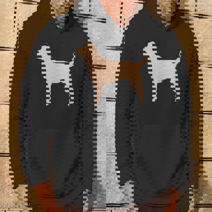 ラブラドールレトリバー 犬のシルエット パーカー ライフスタイル